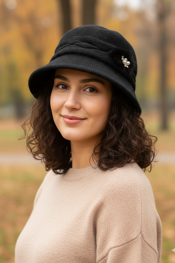 Luxury Angora & Cashmere Winter Hat