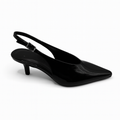 Black pat & Burgendy pat low hill pump