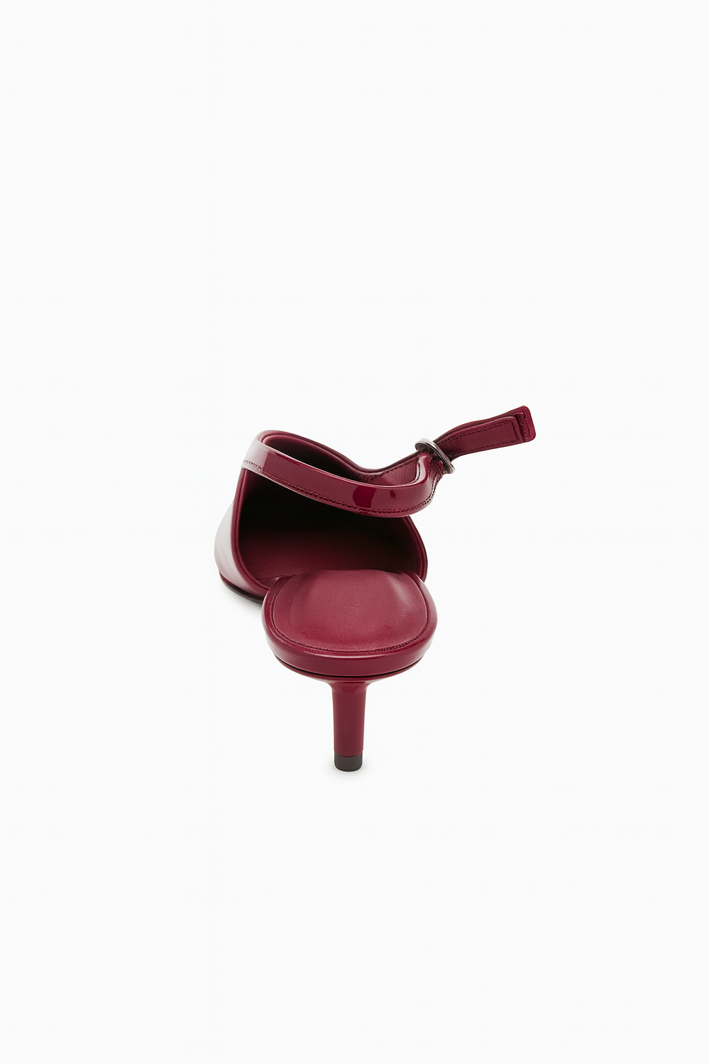 Black pat & Burgendy pat low hill pump