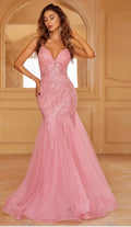 Lace Up Backless Sequin Mermaid Hem Cami Dress