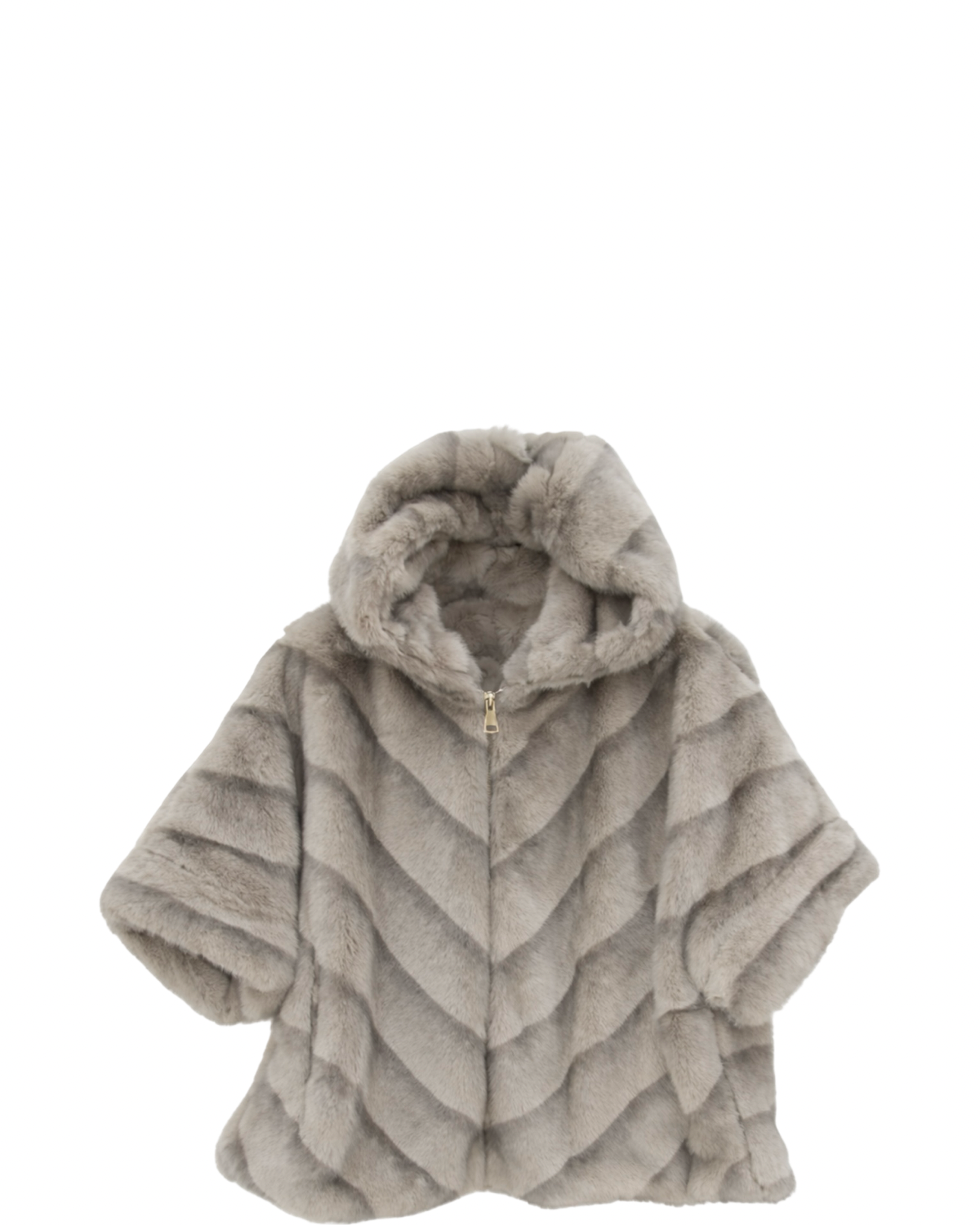 Hooded Luxury Faux Fur Jacket